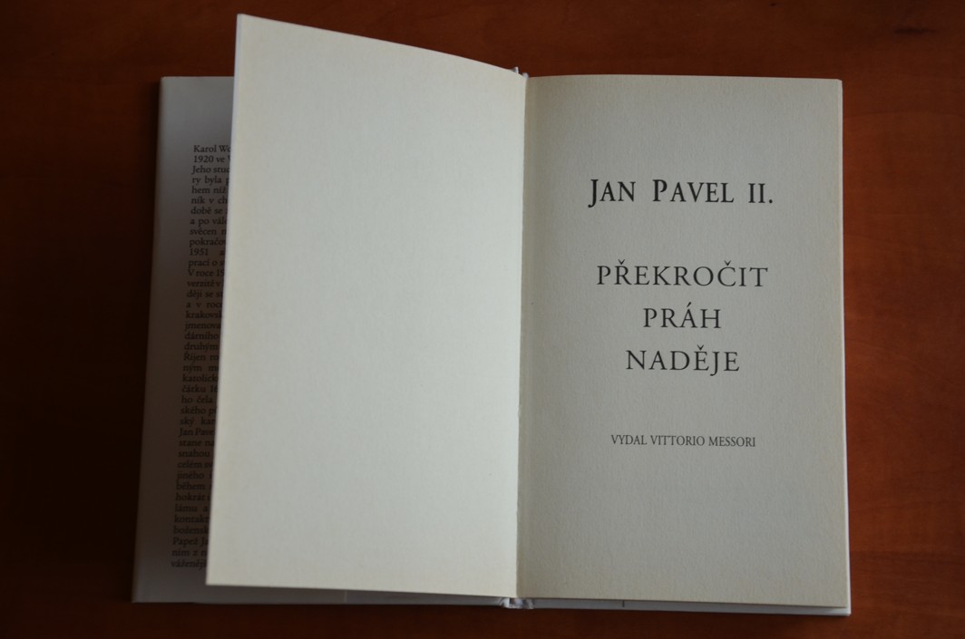 Jan Pavel II. Překročit práh naděje