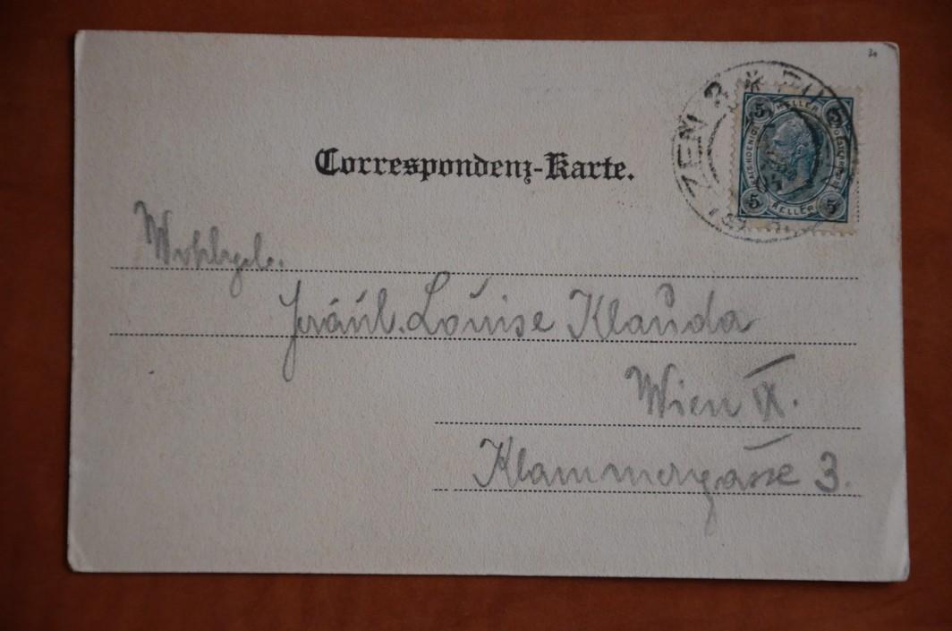 PLZEŇ hotel Waldek dnes Slovan R-U 1904 DA