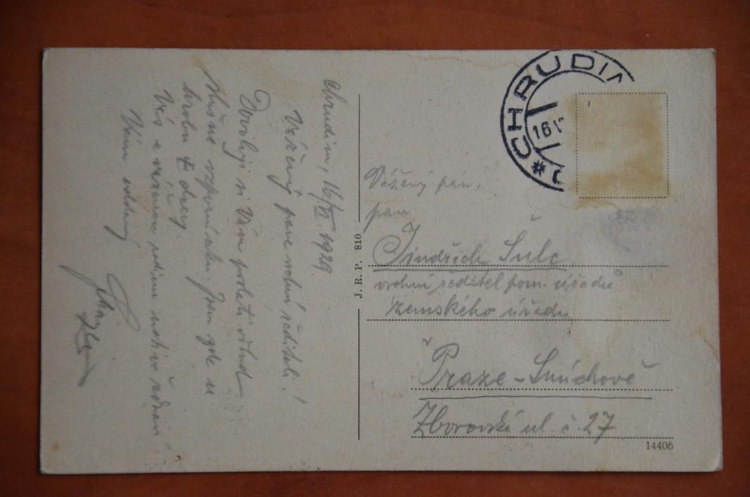 CHRUDIM Obchodní akademie 1929