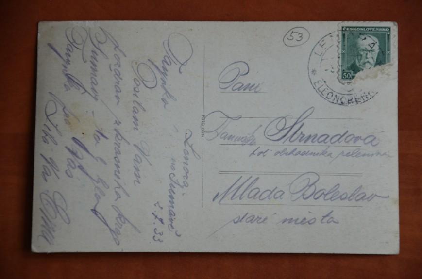 ŠUMAVA LENORA škola Boubín Prachatice 1933