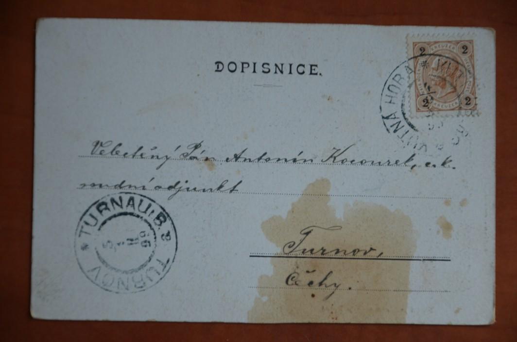 KUTNÁ HORA kostel sv. Jana R-U DA 1899