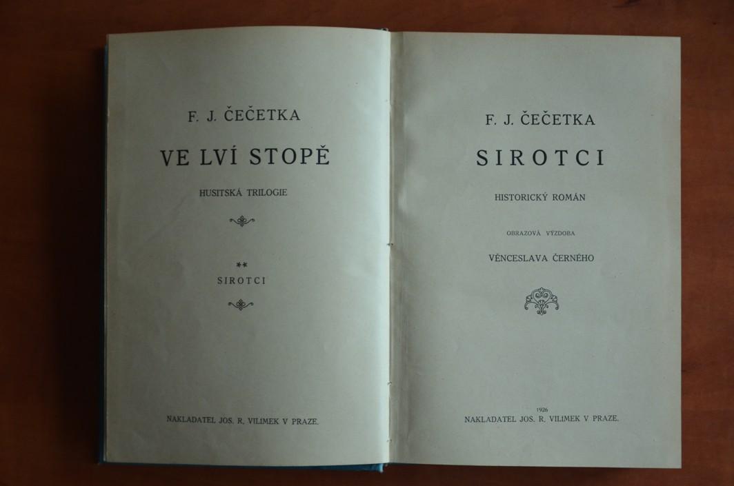 Ve lví stopě - Sirotci (r. vyd. 1926)
