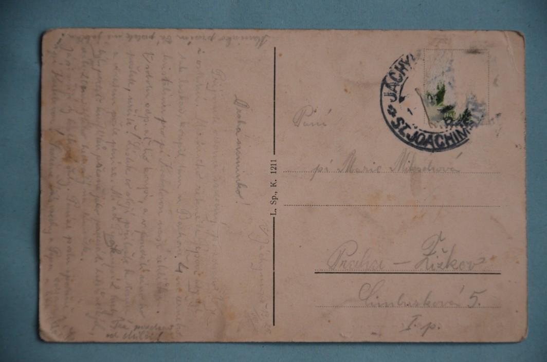 JÁCHYMOV radiové lázně okres Karlovy Vary 1925