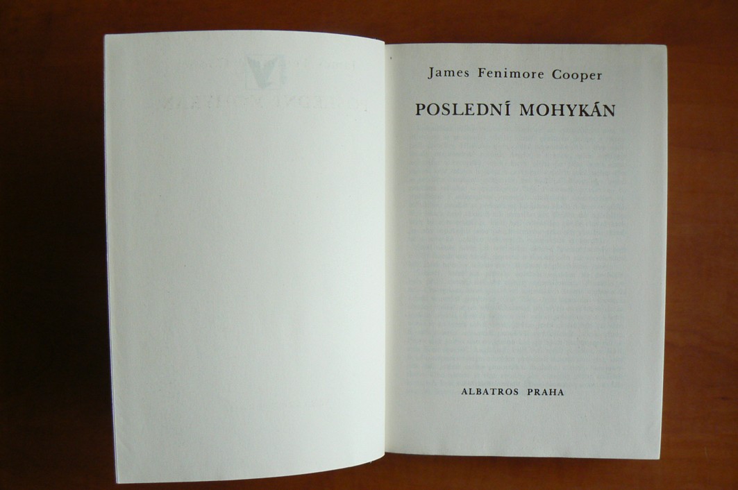 Poslední mohykán - KOD svazek 53 - James Fenimore Cooper (1984)