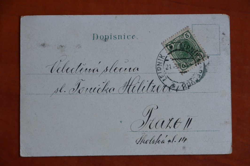 LIPNÍK NAD BEČVOU okres Přerov R-U DA 1901