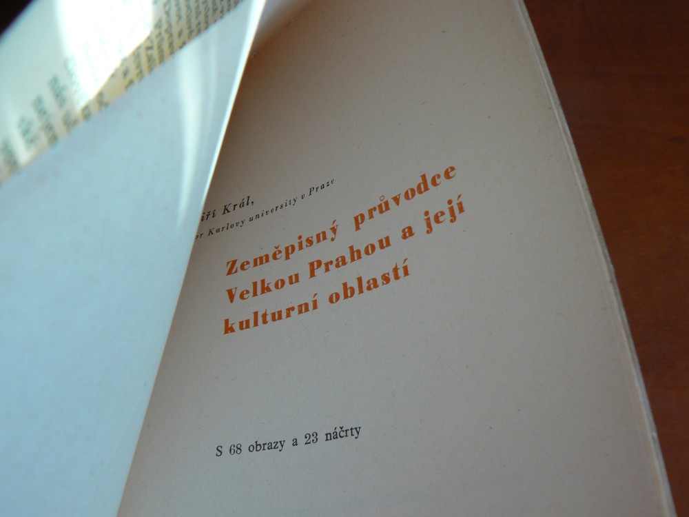 ZEMĚPISNÝ PRŮVODCE VELKOU PRAHOU a její kulturní oblastí