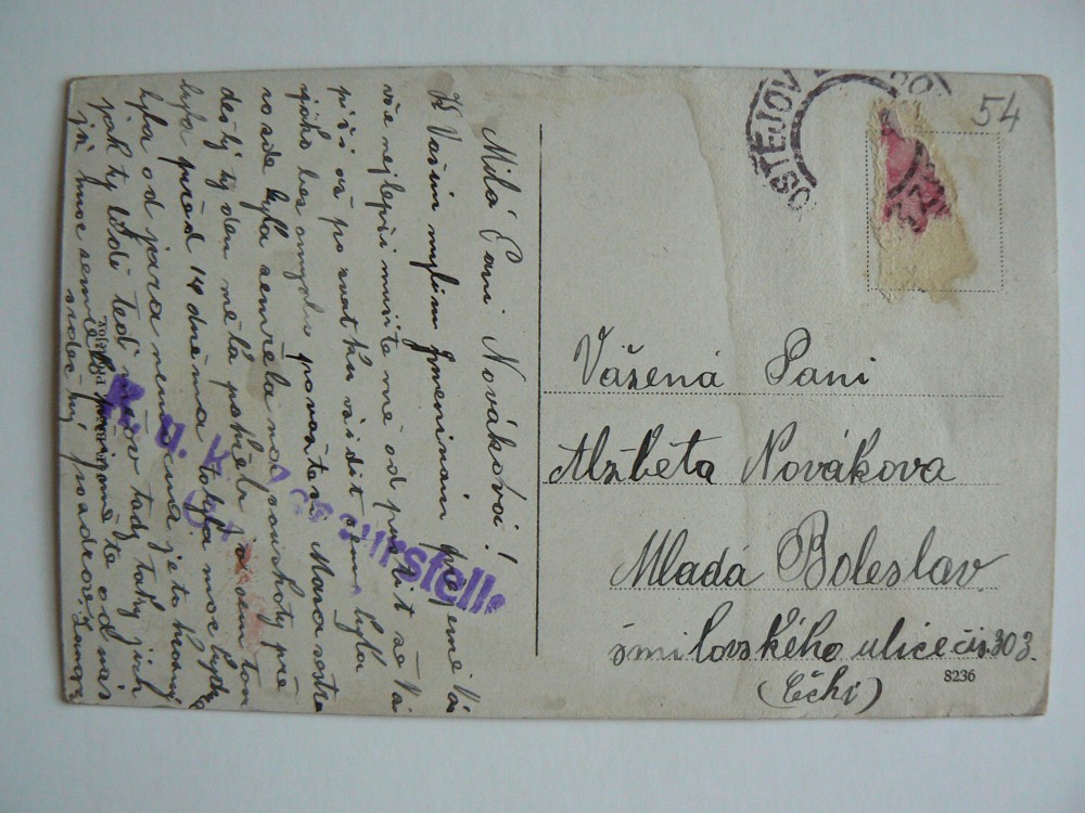 PROSTĚJOV Kravařova ulice lidé R-U