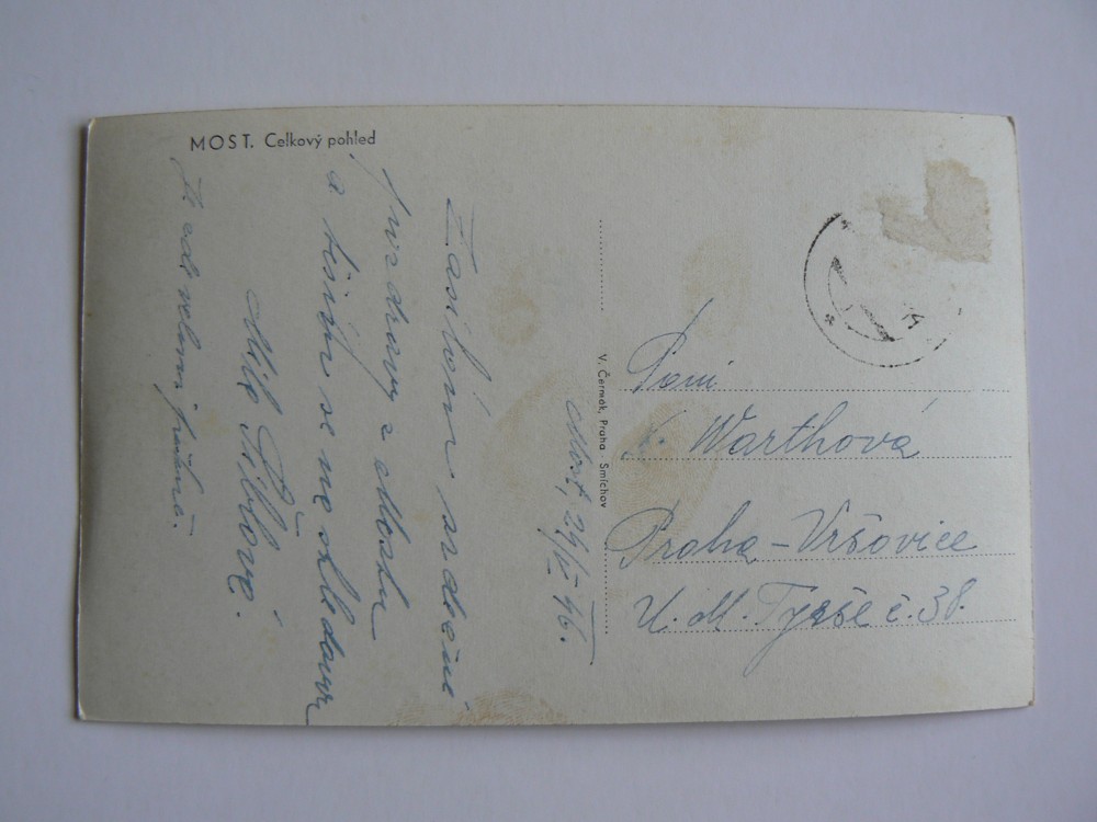 MOST celkový pohled 1946