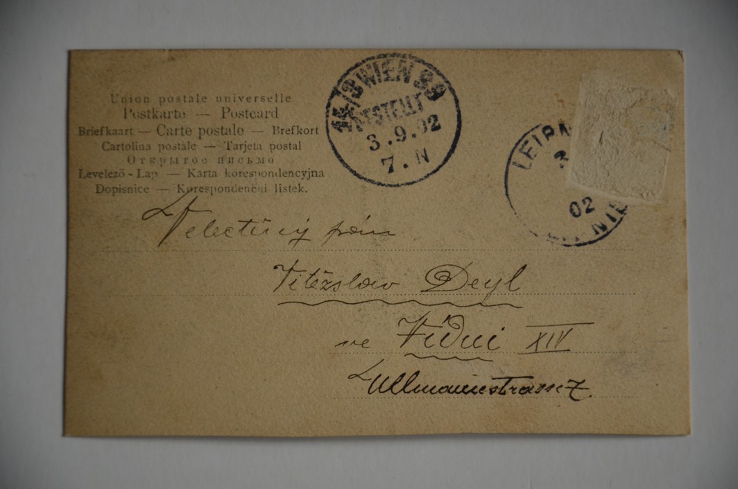 LIPNÍK NAD BEČVOU náměstí okres Přerov R-U dlouhá adresa 1902