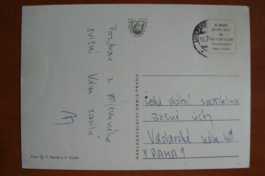 UHERSKÉ HRADIŠTĚ okénková erb ORBIS (70. léta)