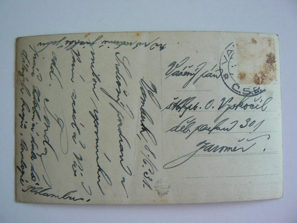 VAMBERK okres Rychnov nad Kněžnou 1930