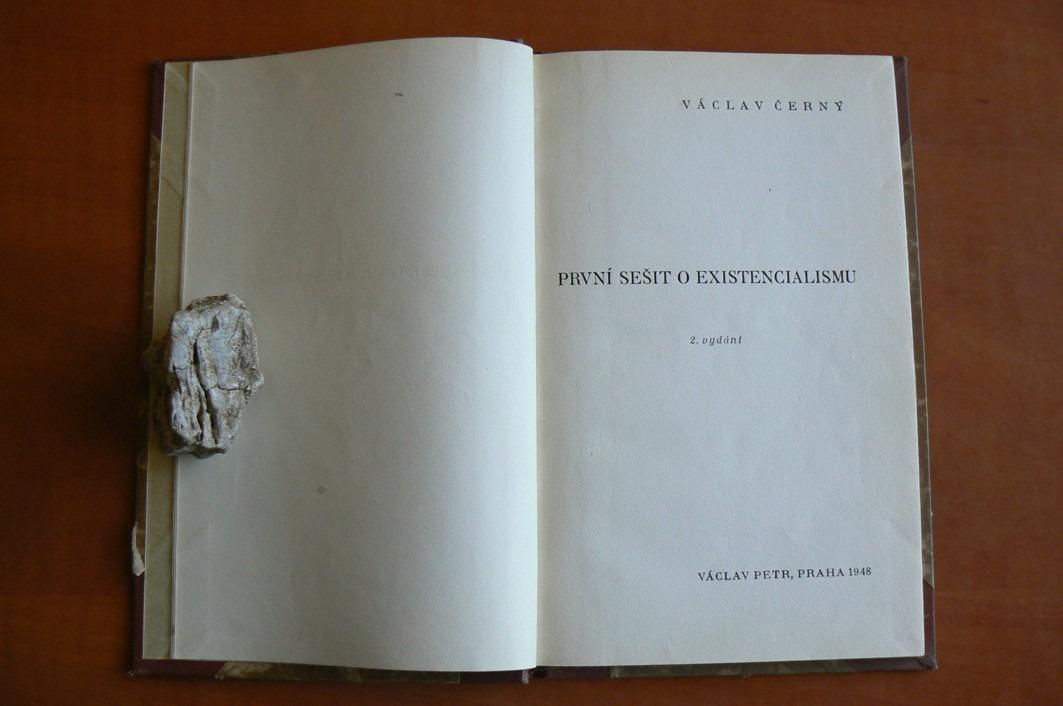PRVNÍ SEŠIT O EXISTENCIALISMU Václav Černý (1948)