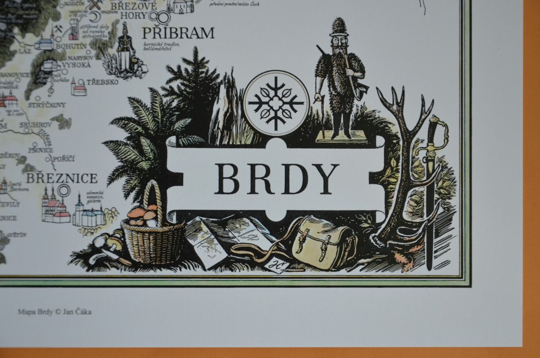 MAPA BRDY - Jan Čáka
