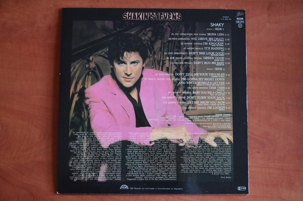 LP SHAKIN´ STEVENS Shaky CBS 1983 výborný stav