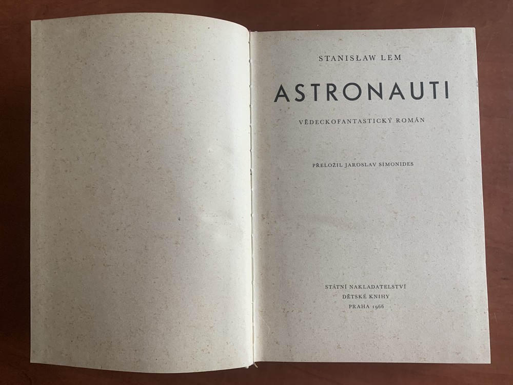 ASTRONAUTI Stanislaw Lem - ilustrace Teodor Rotrekl (1966)
