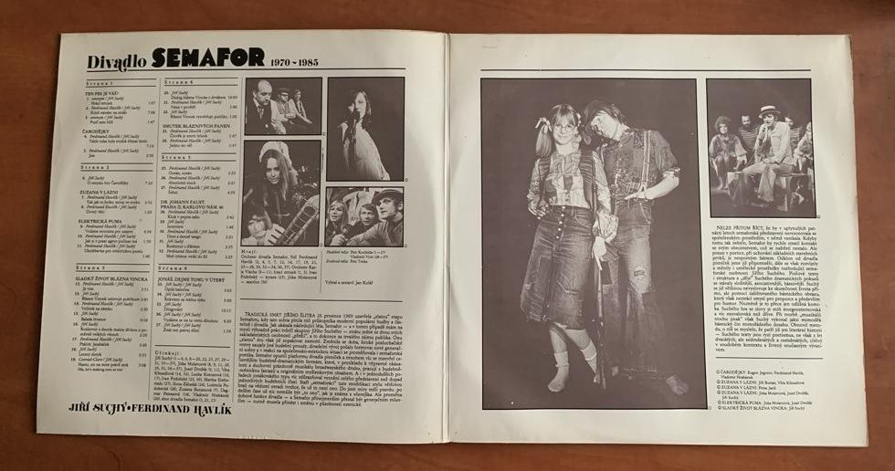 3LP DIVADLO SEMAFOR 1970 - 1985 Jiří Suchý, Ferdinand Havlík PANTON 1987 - výborný stav