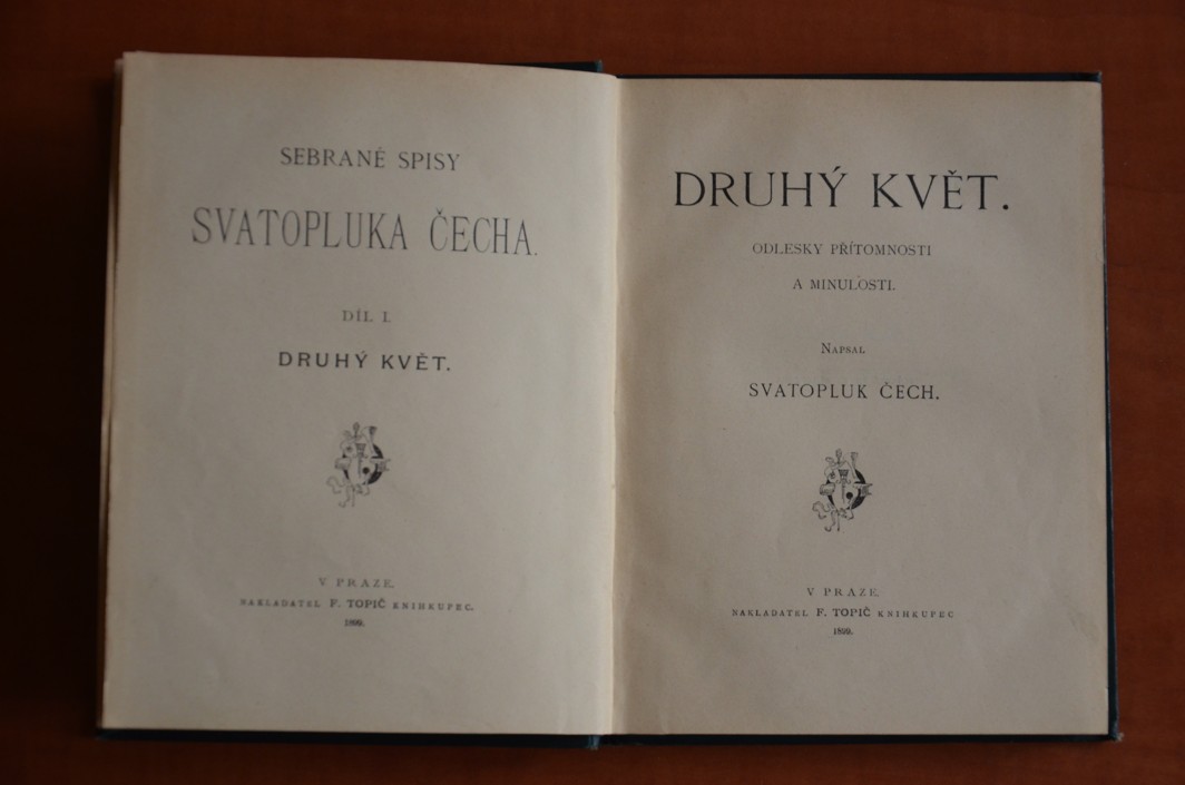 Druhý květ (r. vydání 1899)
