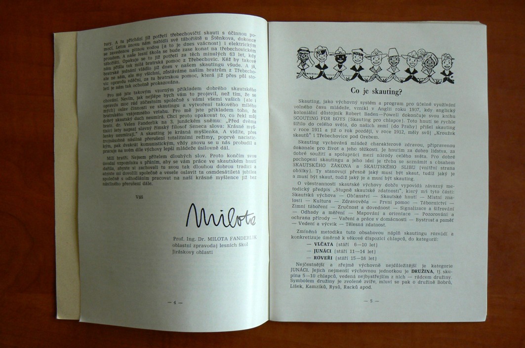 SKAUTSKÝ ALMANACH - 80 let skautingu Třebechovice pod Orebem 1912-1992