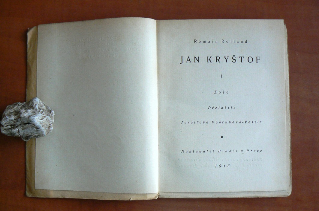 JAN KRYŠTOF (3 knihy) r. vyd. 1916-1917
