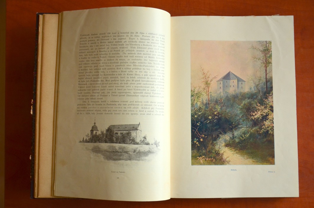 KRONIKA KRÁLOVSKÉ PRAHY a obcí sousedních I. II. III. díl - 2 svazky (r. vyd. 1903-1904) - František Ruth, ilustrace Pavel Körber