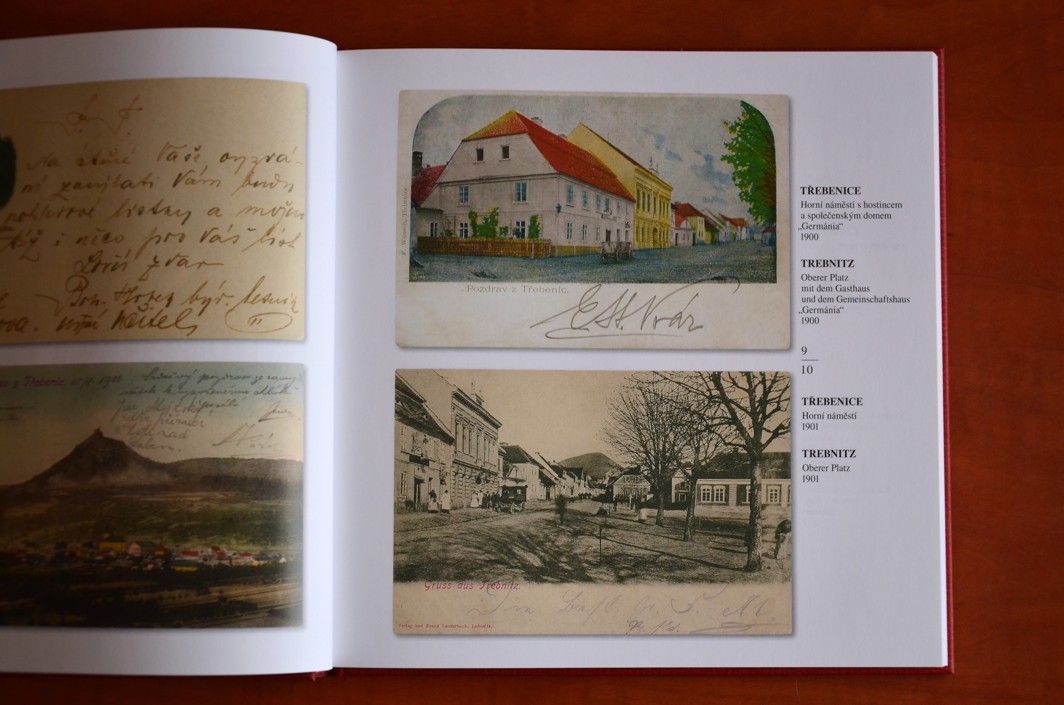 KRAJ ČESKÉHO GRANÁTU NA STARÝCH POHLEDNICÍCH - Miroslav Moravec - Třebenice okres Litoměřice