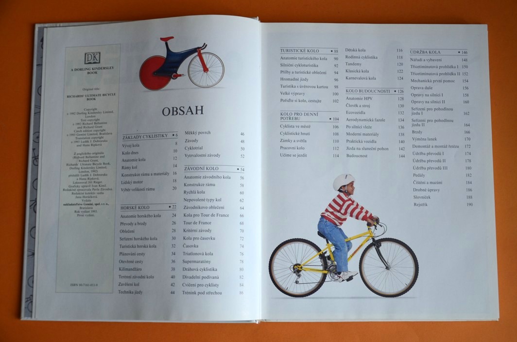 VELKÁ KNIHA O BICYKLECH - cyklistika