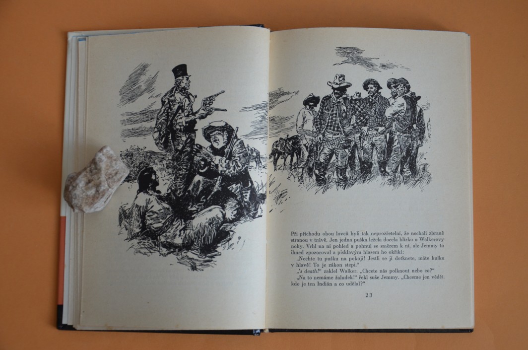 SYN LOVCE MEDVĚDŮ - KOD svazek 18 - Karel May, ilustrace Zdeněk Burian (1969)