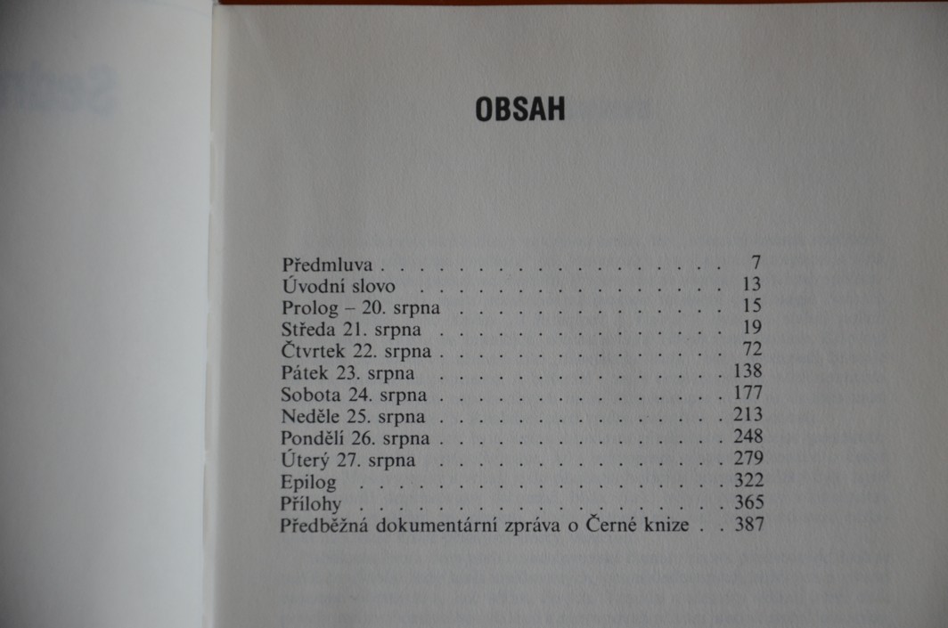 SEDM PRAŽSKÝCH DNŮ 21. - 27. srpen 1968 (ACADEMIA 1990)