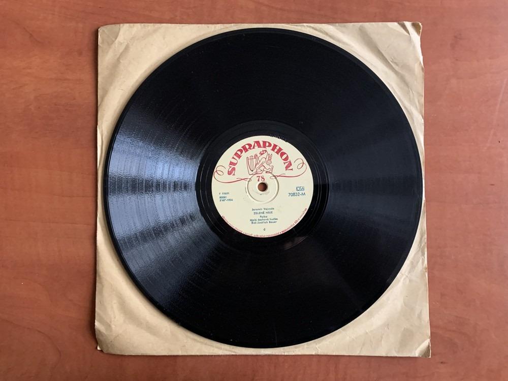 Šelaková deska ZELENÉ HÁJE složil Jaromír Vejvoda / MICHALENKA Supraphon 1954
