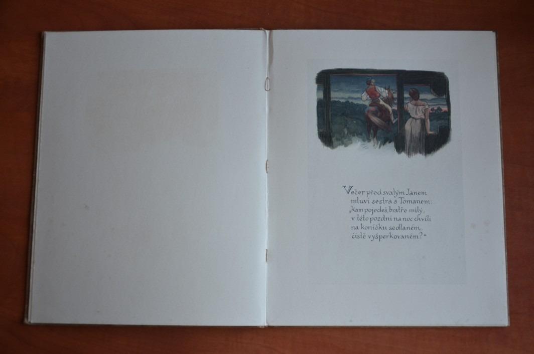 TOMAN A LESNÍ PANNA František Ladislav Čelakovský il. Adolf Kašpar (1917) první vydání
