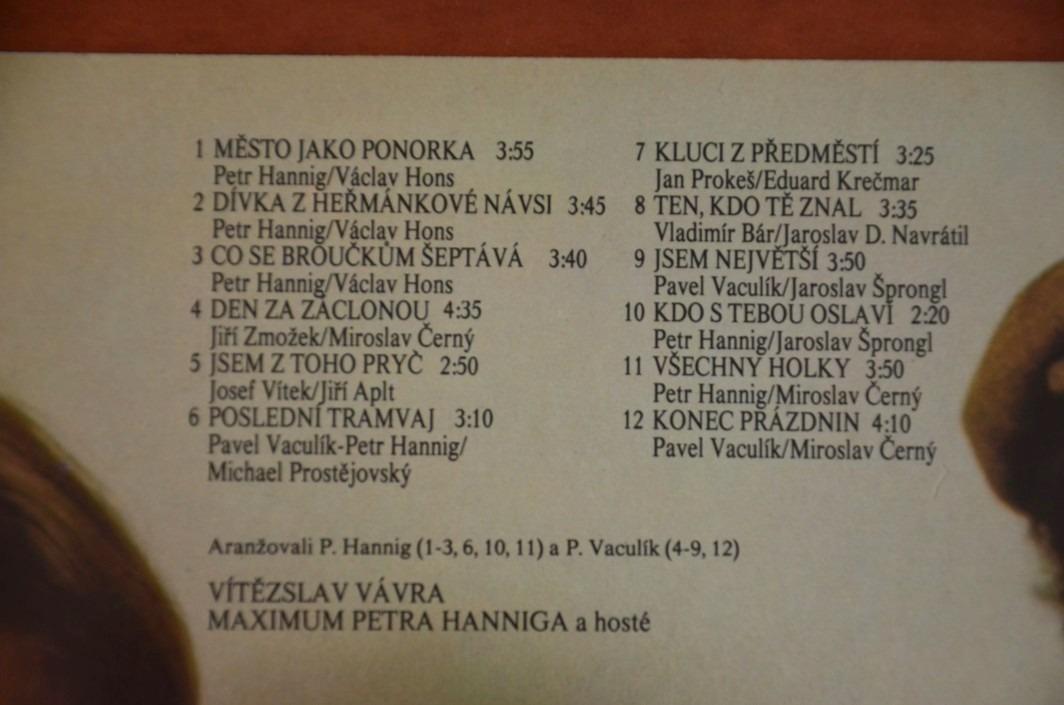 LP VÍTĚZSLAV VÁVRA SUPRAPHON 1981 výborný stav