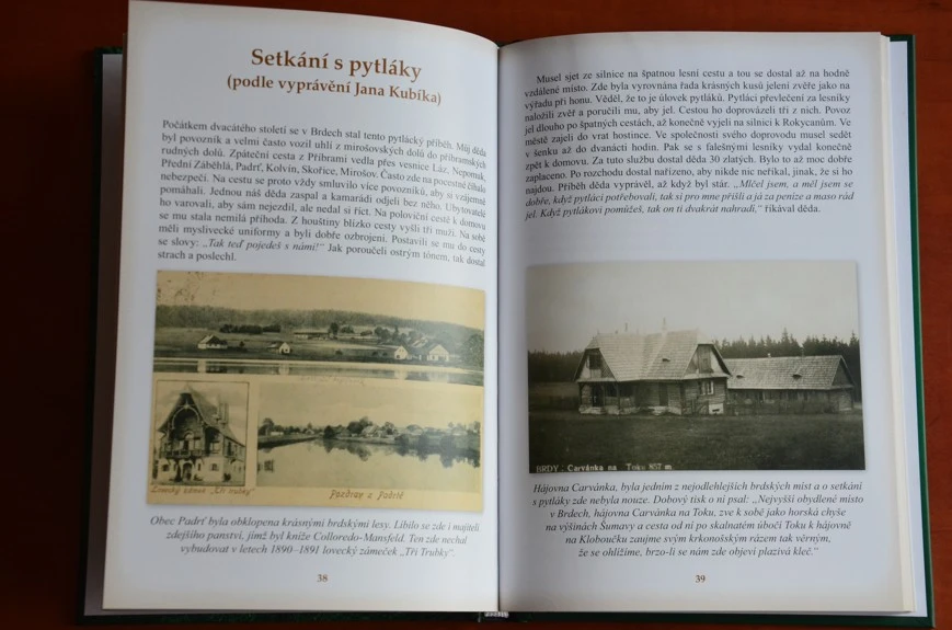 Pytlácké historky z Brd - Tomáš Makaj, Josef Šefl (s podpisem autora)