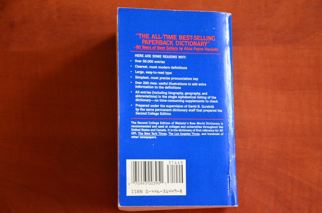 Webster´s New World Dictionary of the American Language