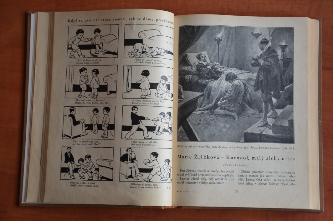 Malý čtenář 1934 - 53. ročník (il. Zdeněk Burian)