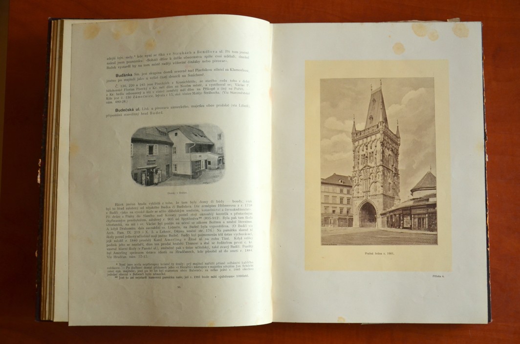 KRONIKA KRÁLOVSKÉ PRAHY a obcí sousedních I. II. III. díl - 2 svazky (r. vyd. 1903-1904) - František Ruth, ilustrace Pavel Körber