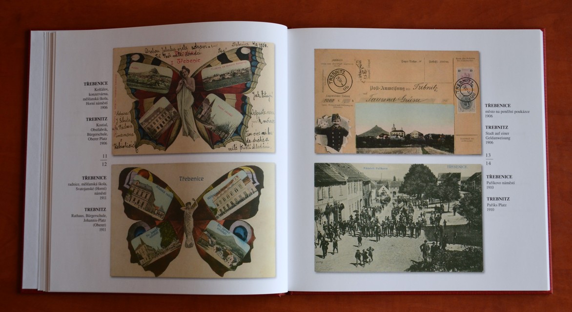 KRAJ ČESKÉHO GRANÁTU NA STARÝCH POHLEDNICÍCH - Miroslav Moravec - Třebenice okres Litoměřice