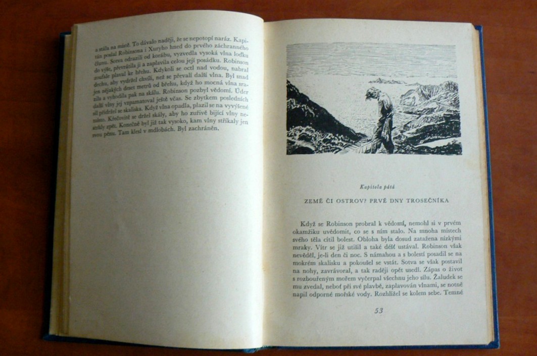 ROBINSON CRUSOE - KOD svazek 29 - Daniel Dafoe, Josef V. Pleva (1958)