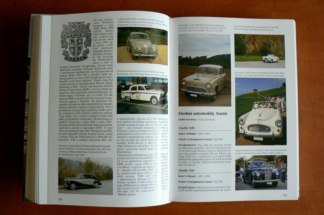 SVĚT AUTOMOBILŮ - veteráni / osobní a sportovní automobily 