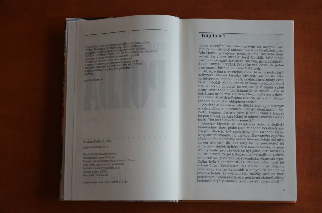 POLDA Zdena Frýbová (1995) - s podpisem autorky!!!