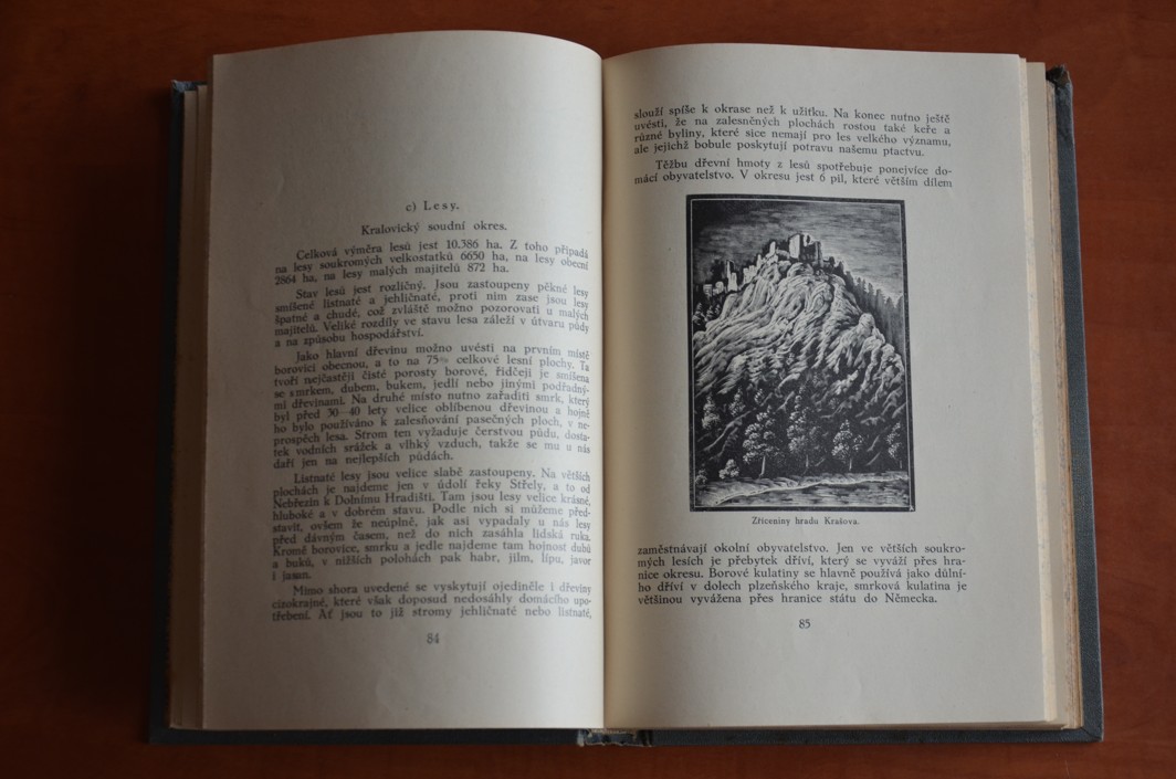 KRALOVICE - DĚJINY a POPIS POLITICKÉHO OKRESU KRALOVICKÉHO - 2 knihy (1930-32)