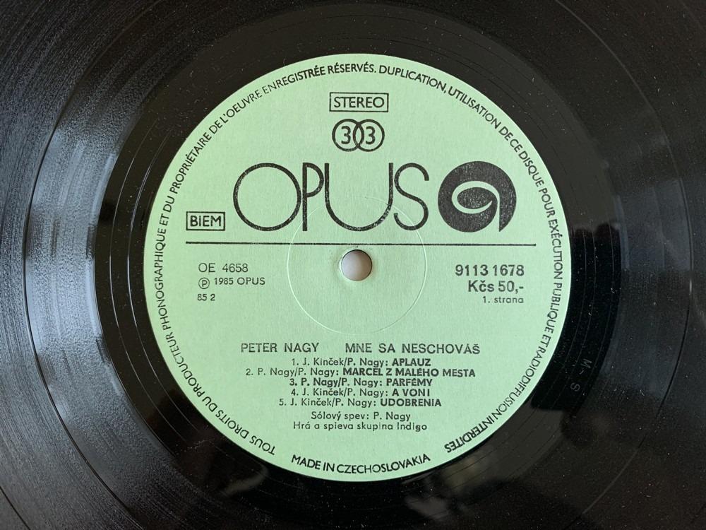LP PETER NAGY Mne sa neschováš OPUS 1985