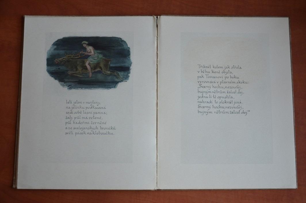 TOMAN A LESNÍ PANNA František Ladislav Čelakovský il. Adolf Kašpar (1917) první vydání