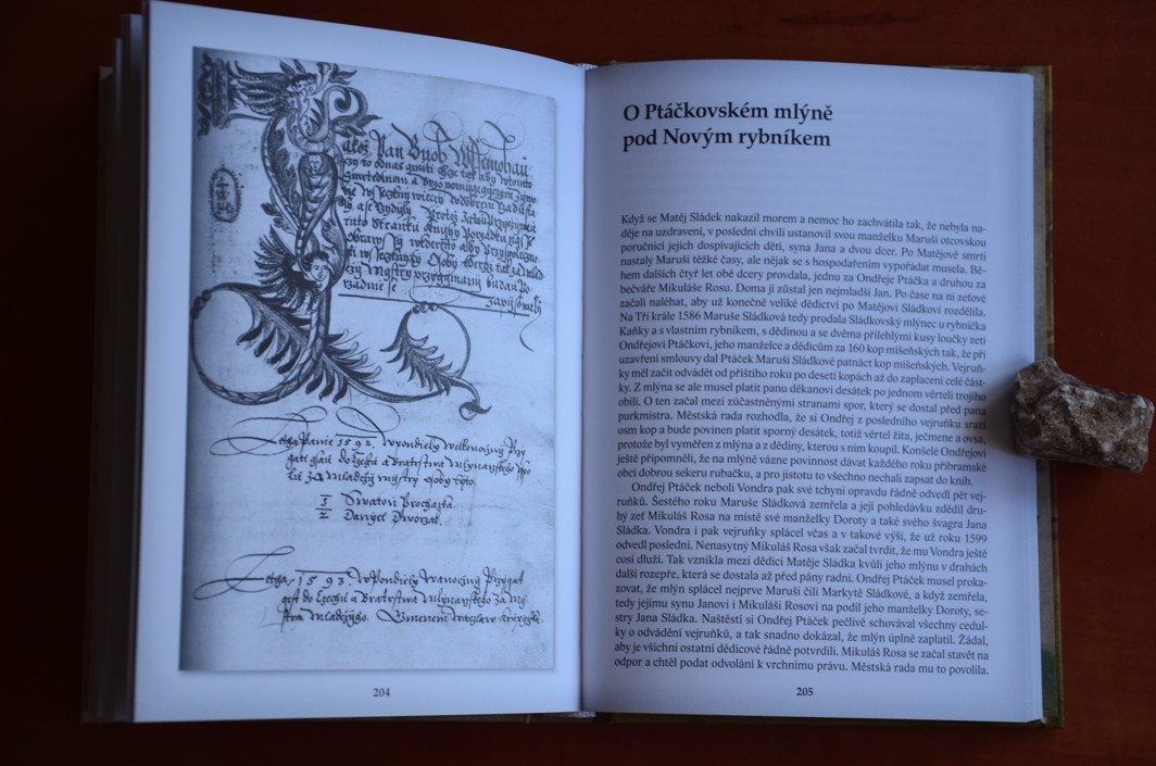 Mlýny a lidé města Příbramě hor stříbrných