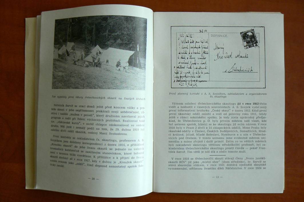 SKAUTSKÝ ALMANACH - 80 let skautingu Třebechovice pod Orebem 1912-1992