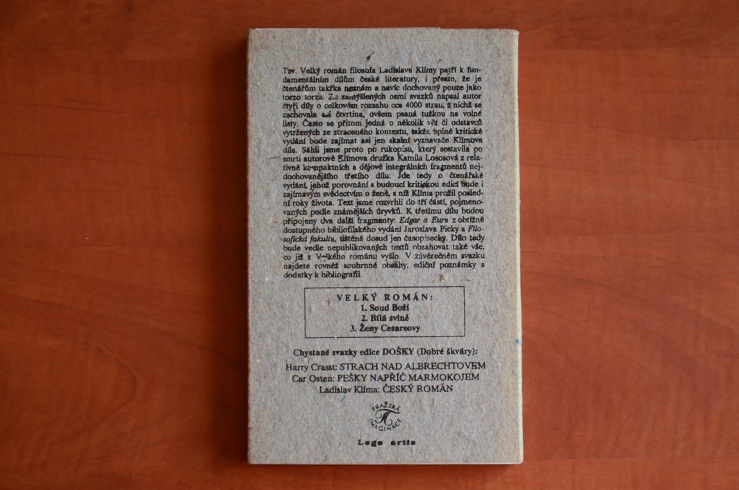 VELKÝ ROMÁN II. Bílá svině