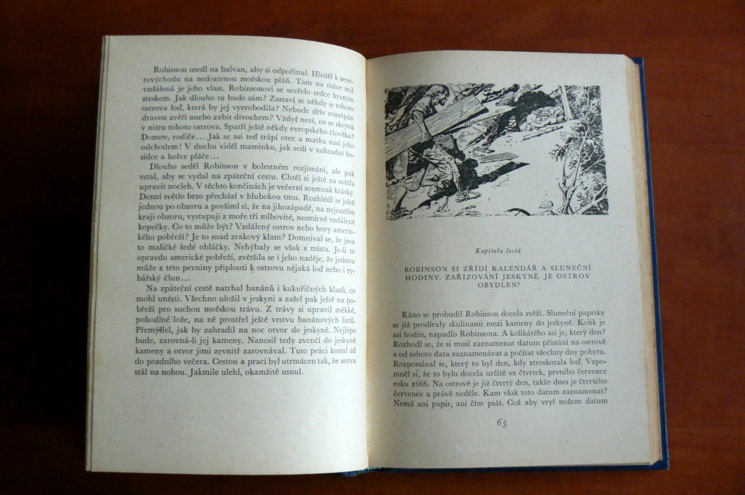 ROBINSON CRUSOE - KOD svazek 29 - Daniel Dafoe, Josef V. Pleva (1958)