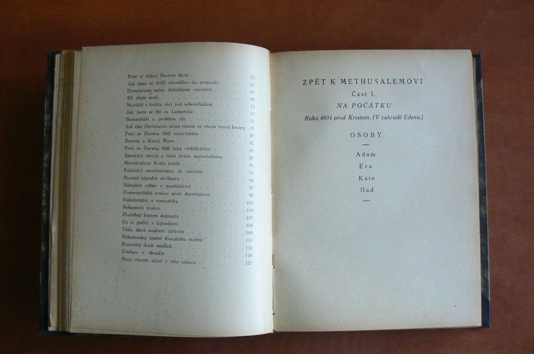 ZPĚT K METHUSALEMOVI - George Bernard Shaw