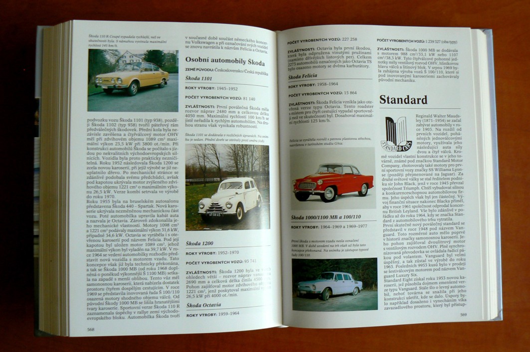 SVĚT AUTOMOBILŮ - veteráni / osobní a sportovní automobily 