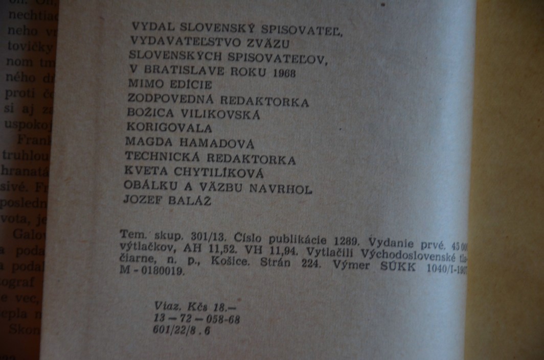 Ako chutí moc - Ladislav Mňačko - 1. vydání 1968 (slovensky)