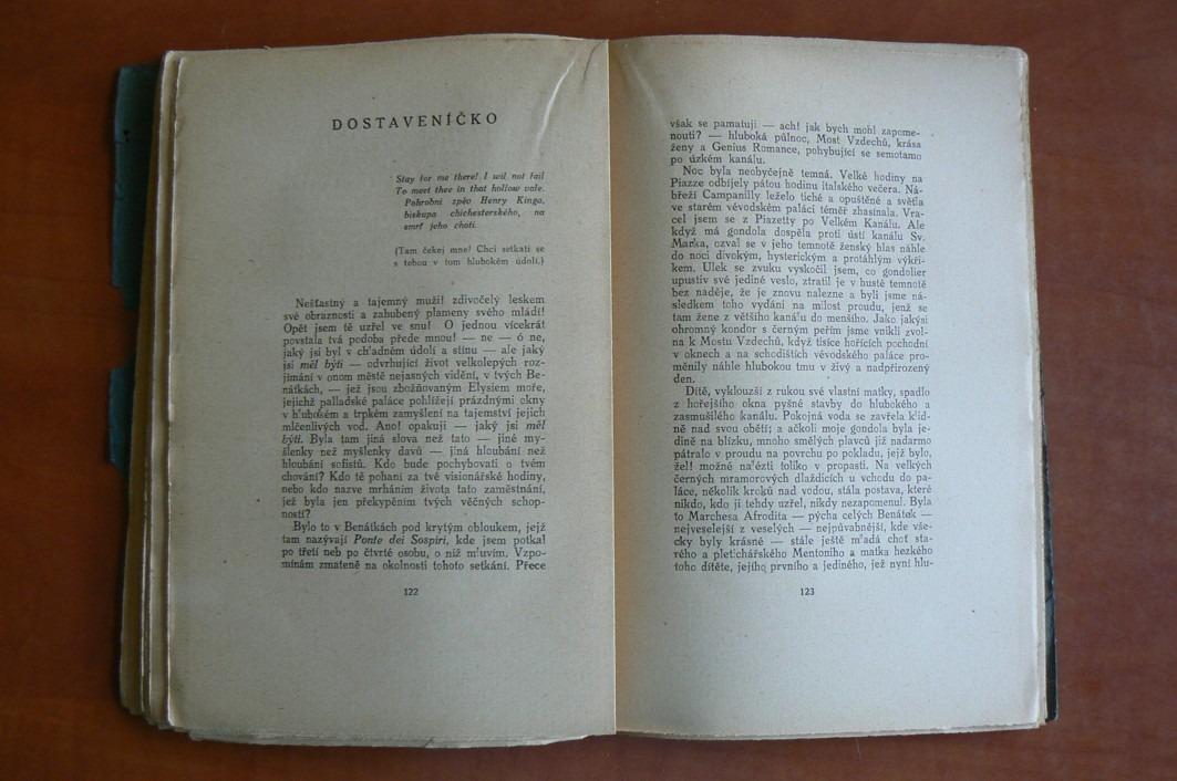 MORELLA povídky horor Edgar Allan Poe (1919)